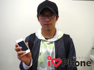iPhone4S 高品質なガラス交換！