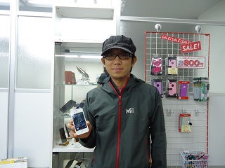 iphone4 白にカスタマイズ