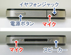 マイクの位置